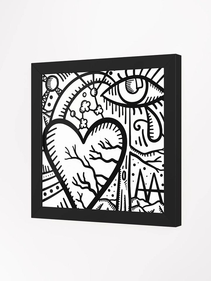 Natural Heart (Framed Poster) by Alex Alpert product image (5)
