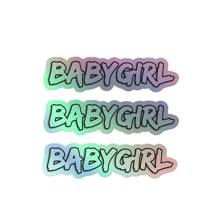 Babygirl Holographic Stickers product image (2)