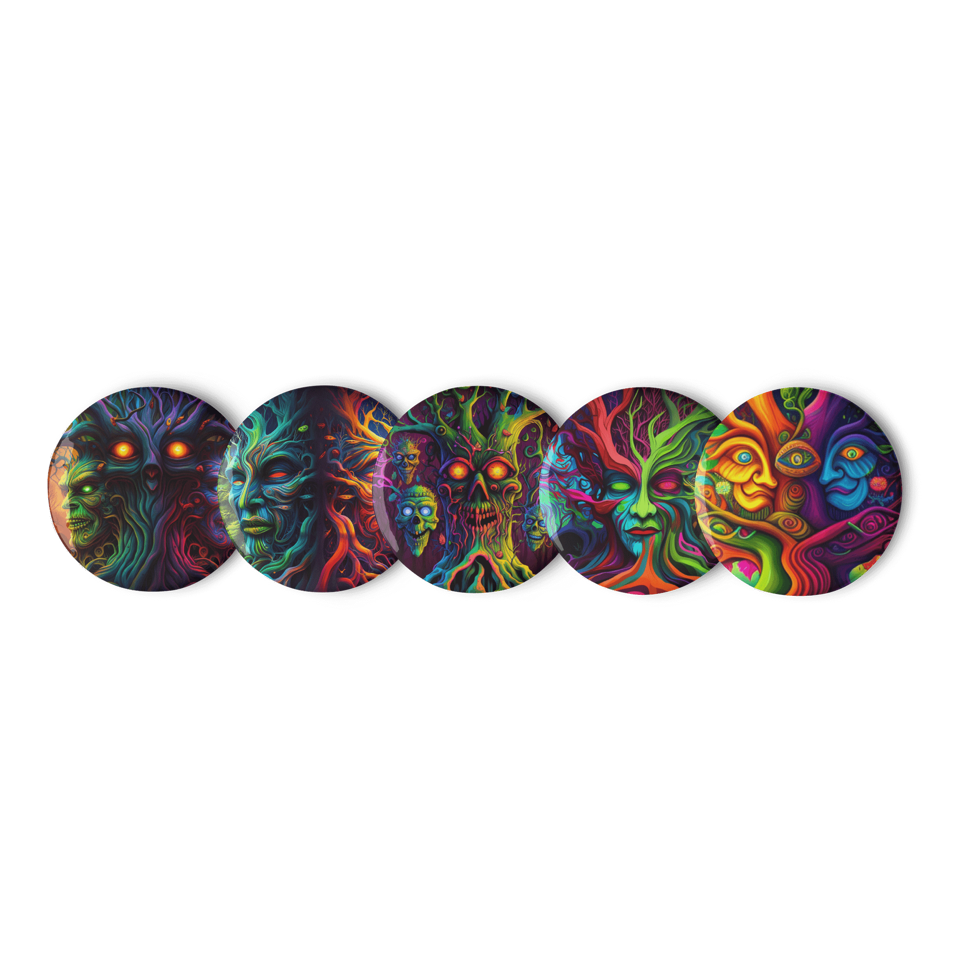 Tree Spirit Set of Pins (5) product image (1)