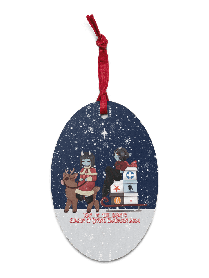 Kay_of_the_Dead’s Season of Giving Campaign 2024 Christmas Ornament product image (1)
