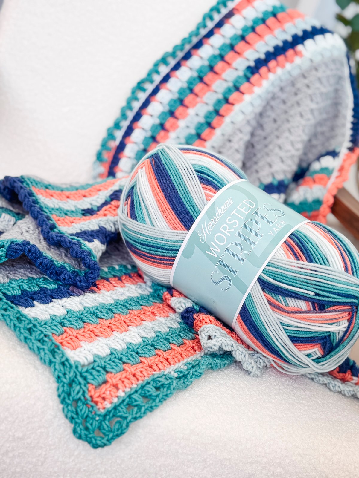 Block Stitch Crochet Blanket Pattern product image (7)