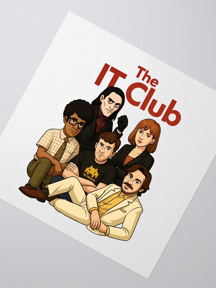 The IT Club Stickers – Kiss-Cut Vinyl British Comedy x 80s Movie Decals product image (3)