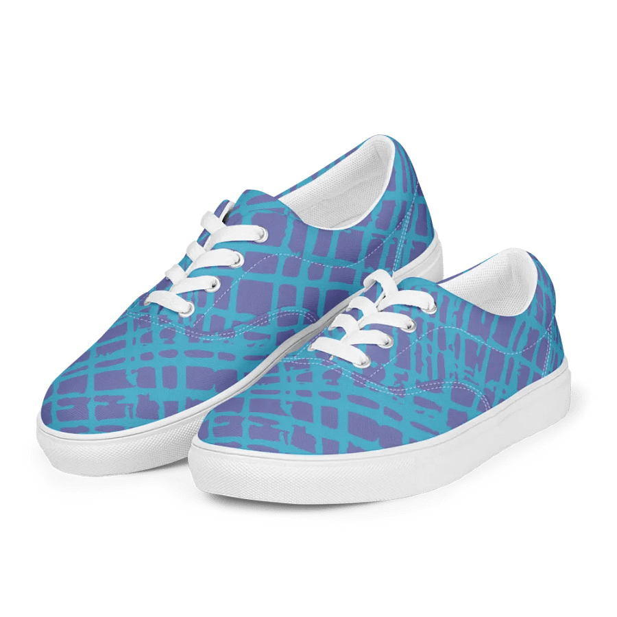 Dynamic Grid Women's Canvas Shoes product image (4)