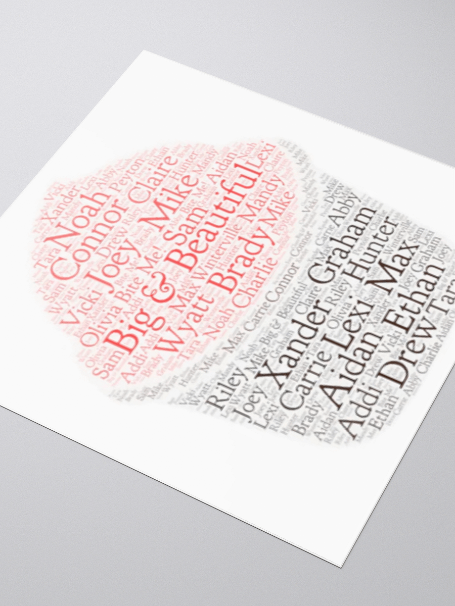 Big & Beautiful Cupcake Sticker product image (8)