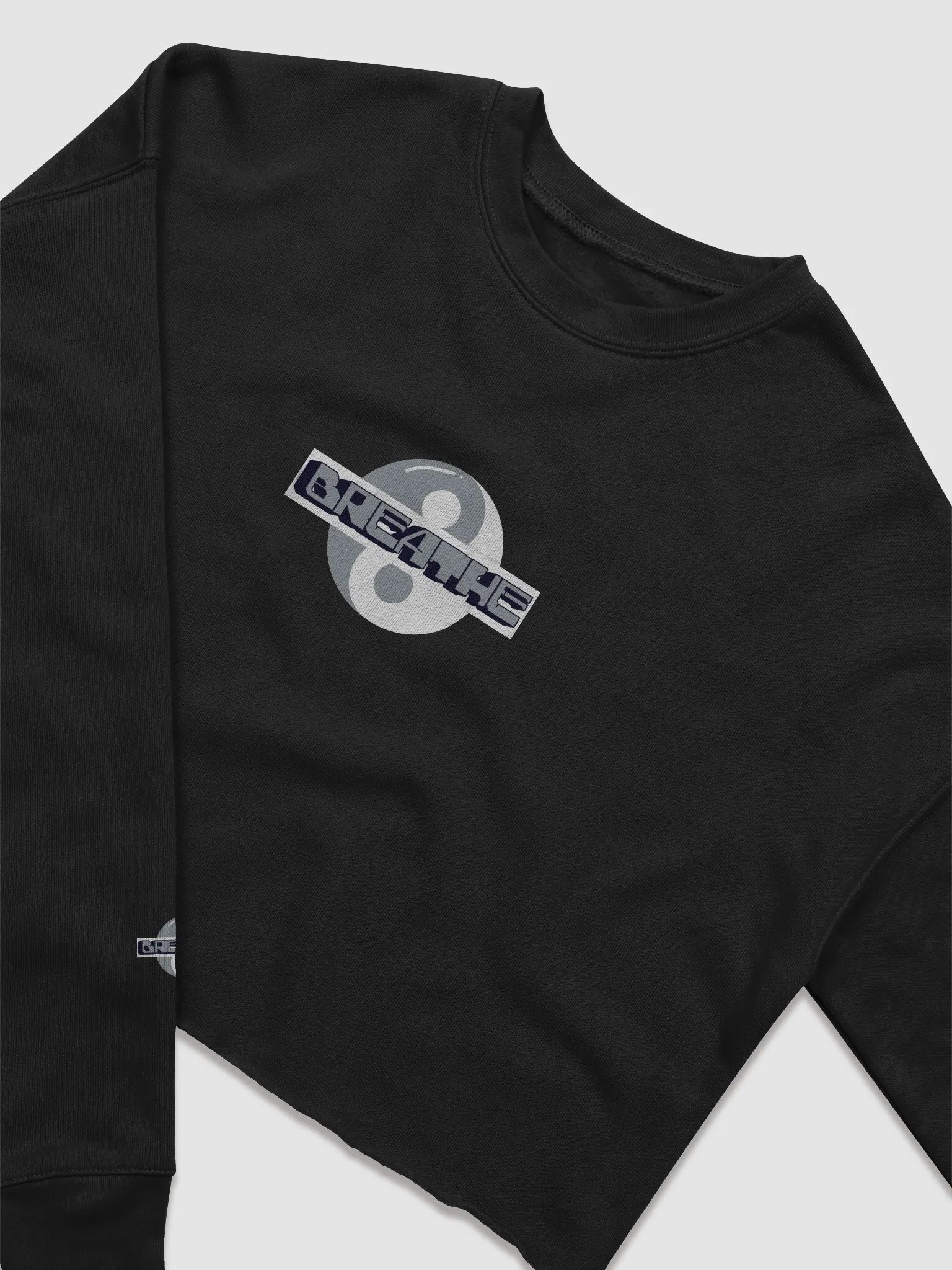 Breathe Women's Fleece Crop Sweatshirt | Cozy & Mindful Style product image (6)