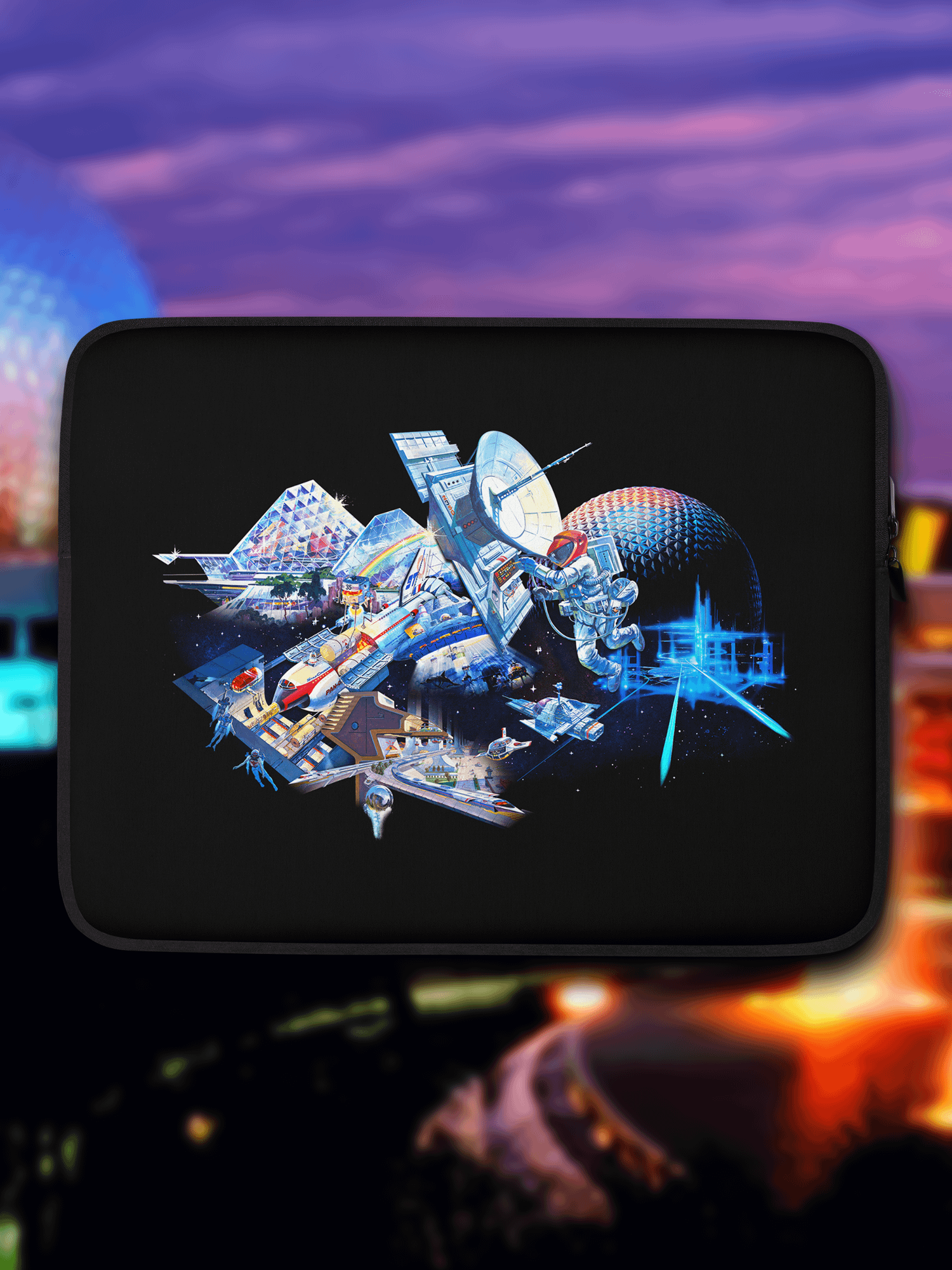 Future World Concepts Black Laptop Sleeve product image (1)