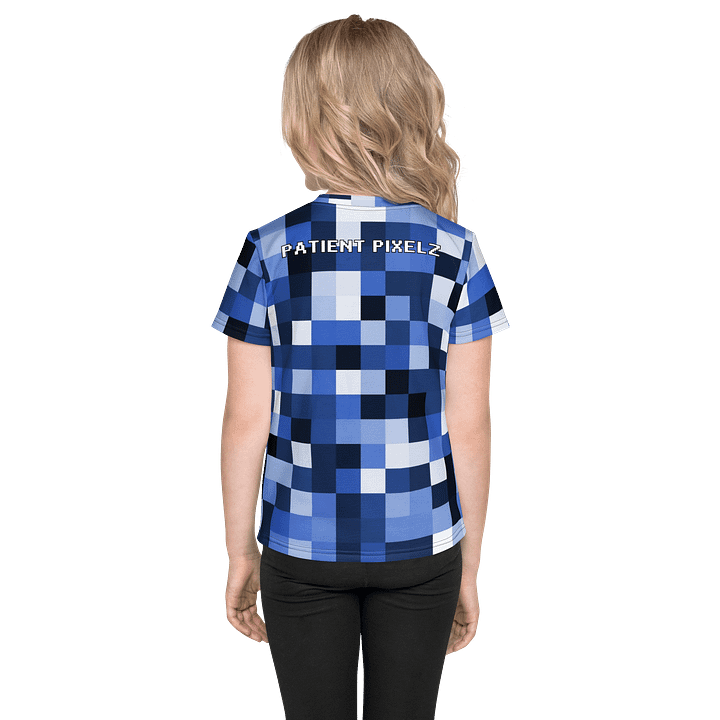Patient PixelZ Kids T-Shirt (Pixel Blue) product image (2)