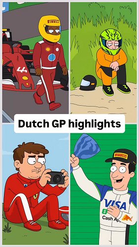 Dutch GP highlights #f1 #formula1 #dutchgp #zandvoort #ferrari #leclerc #norris #f1funny