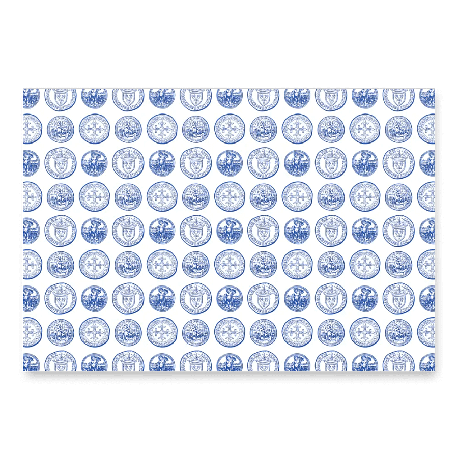 The Ship's Poet Wrapping Paper In Colonial Porcelain product image (2)
