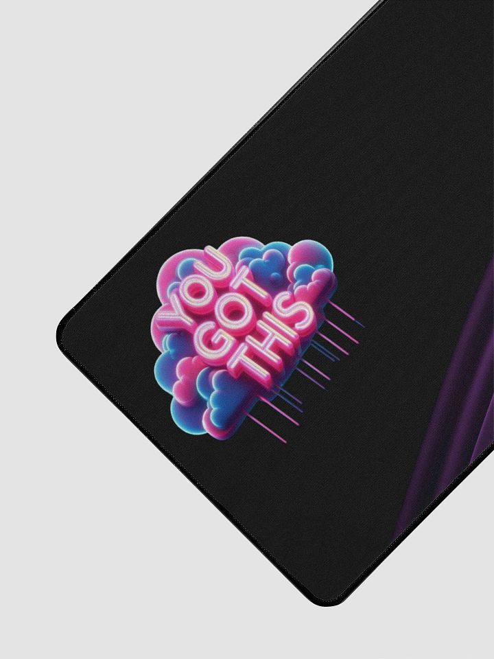 You Got This: Desk Mat Purple Smoke [Black] product image (1)