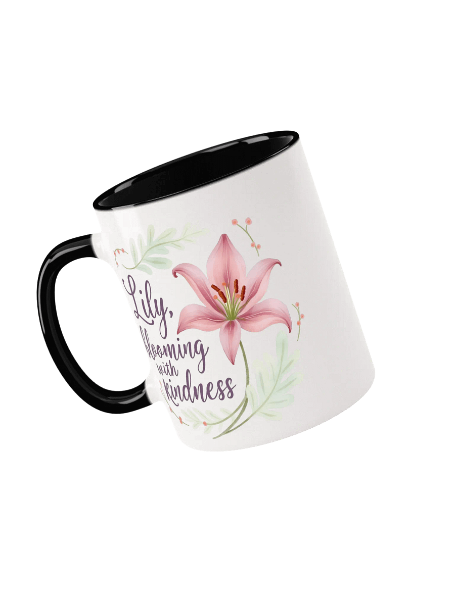 Lily Mug: Blooming with Kindness – A Personalized Gift That Inspires product image (3)
