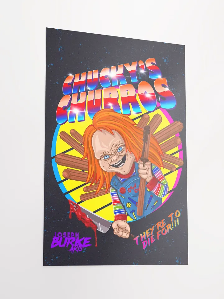 Chucky's Churros - They're To Die For 12x18 Fine Art Print product image (2)