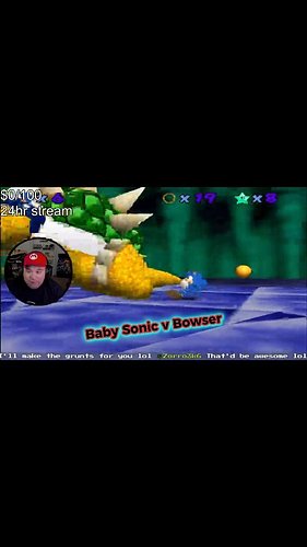 PROOF that Robotnik is tougher than Bowser 😳#mario64 #sonicthehedgehog #RetroGaming