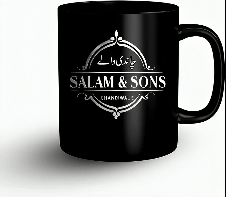 SALAM & SONS CHANDIWALE Official Printed Black Coffe Mug product image (1)