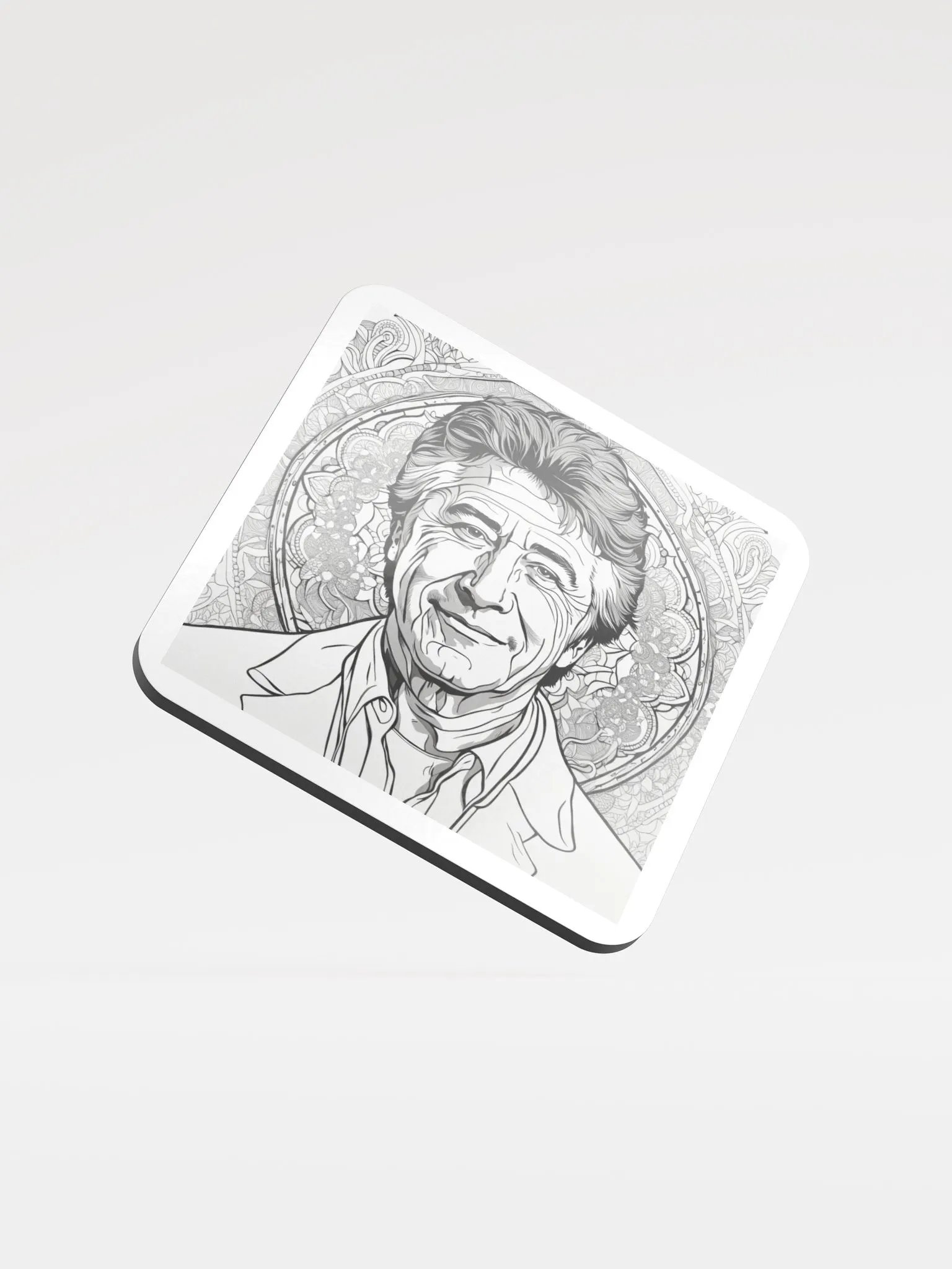 Elegant Wave Cork Coaster product image (1)