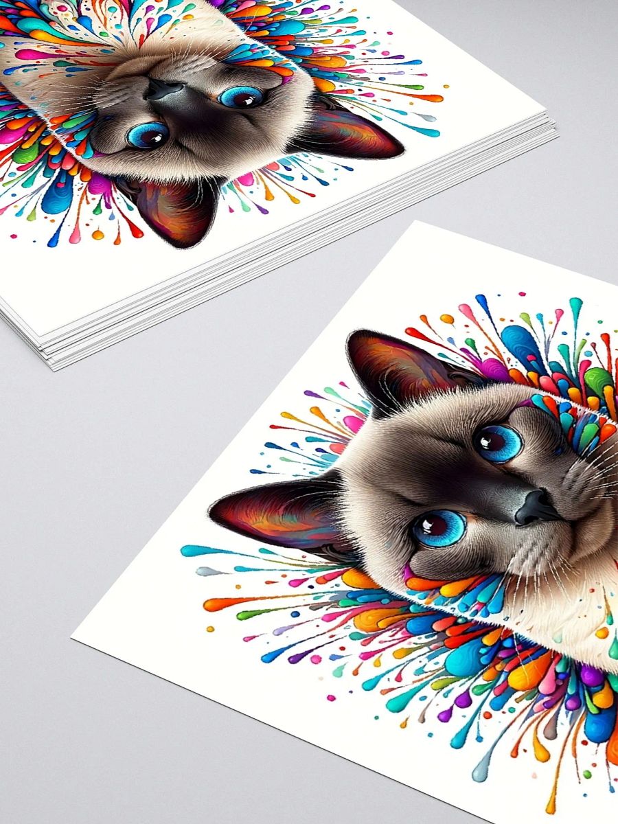 Kiss Cut Stickers: Tonkinese 3 product image (4)