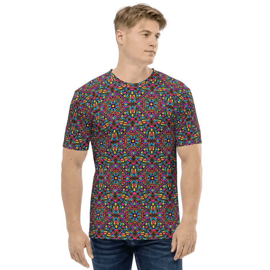 Pan Abstract T - Crew Neck product image (5)