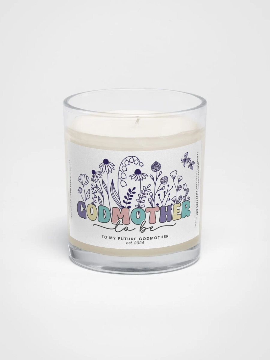 Colorful groovy godmother proposal candle product image (2)