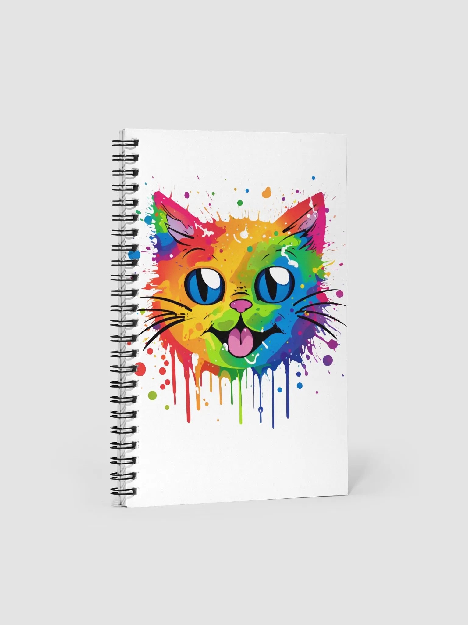 Splat Cat Rainbow Design Notebook product image (1)
