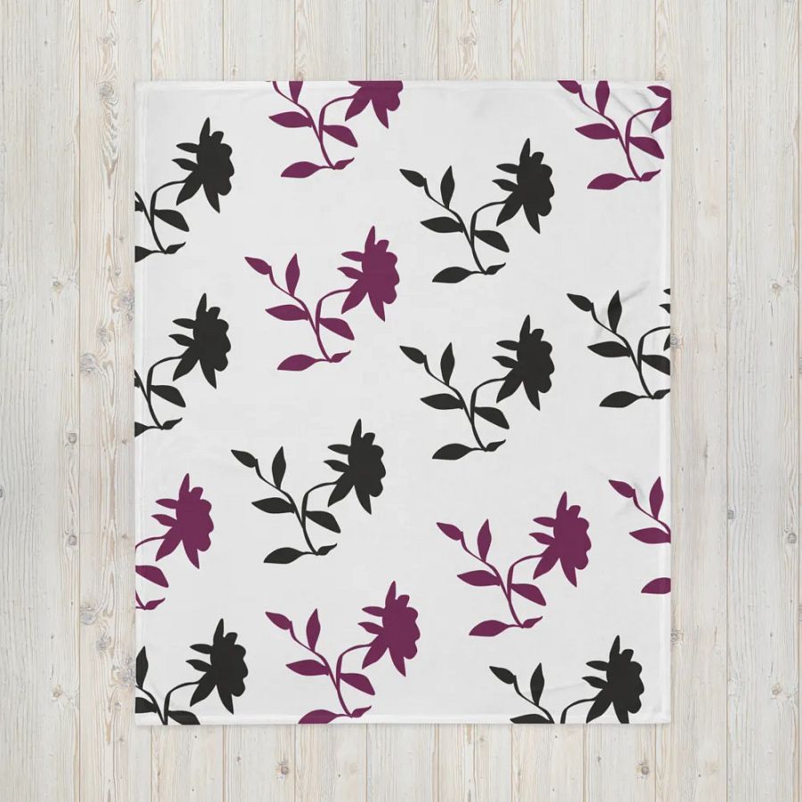 cute Multiple Flower Throw Blanket product image (16)