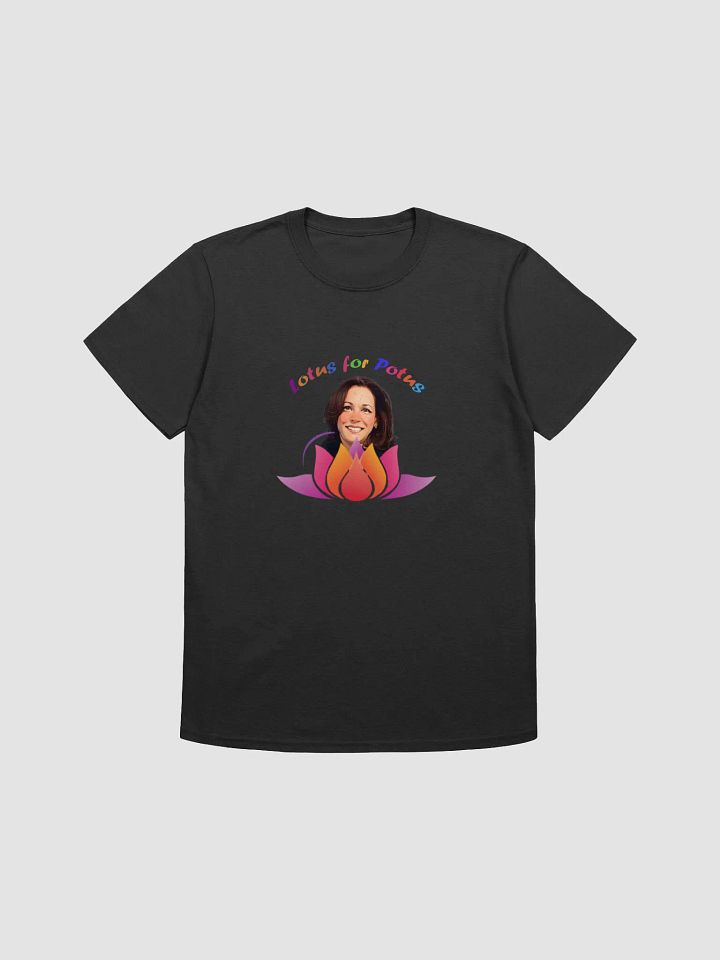 Kamala Harris Lotus Serenity Illustrated T-Shirt product image (4)