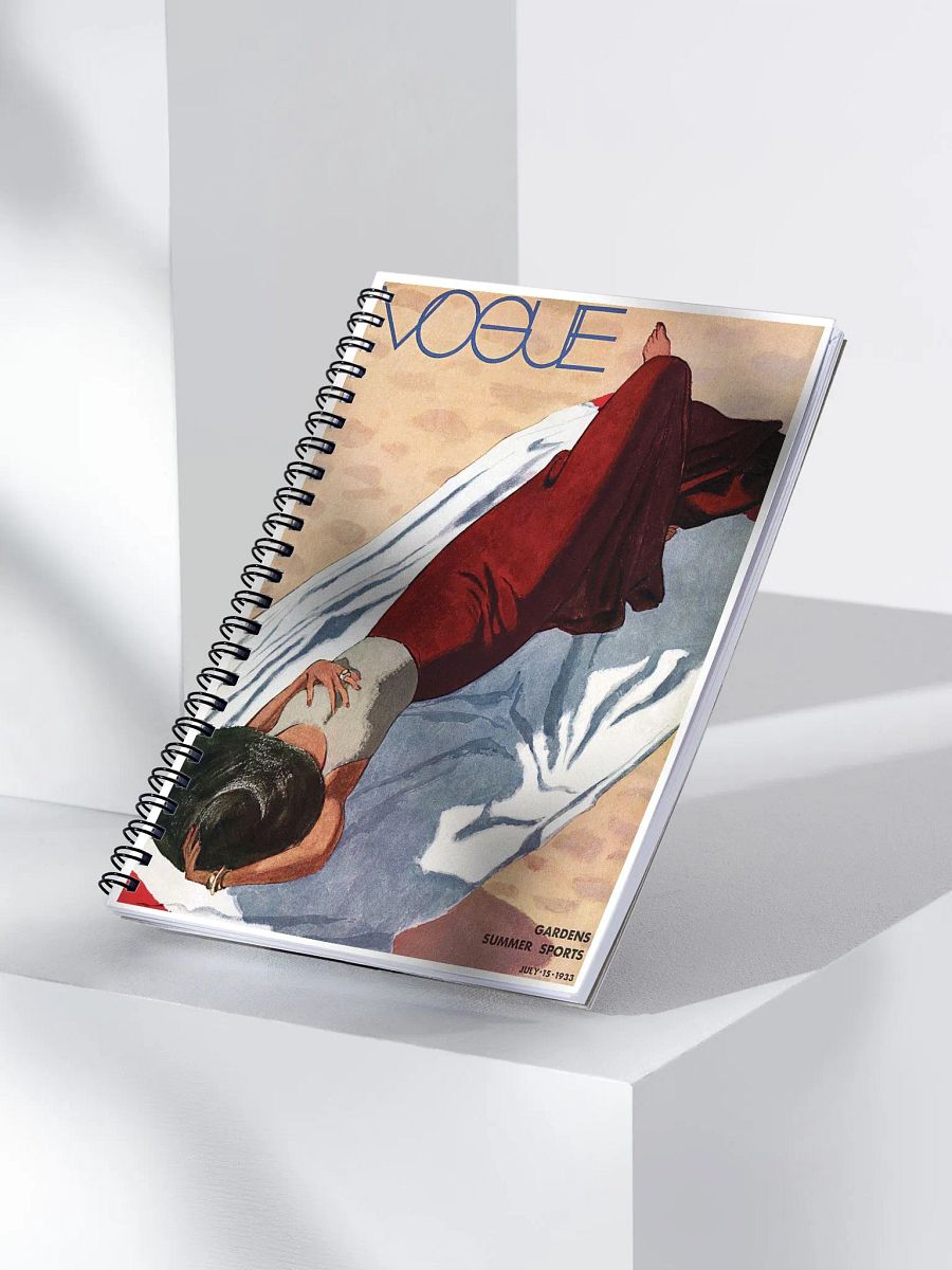 Vintage Vogue 1933 Spiral Notebook product image (3)