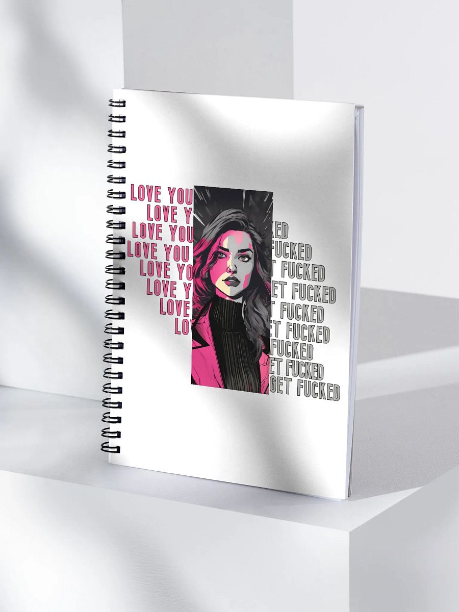 Pris- Love You, Get Fucked Spiral Notebook product image (4)