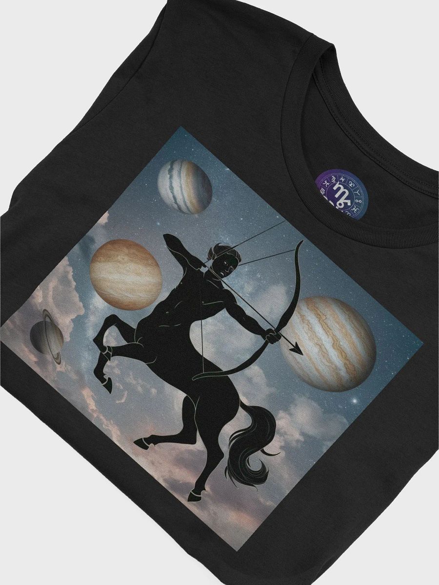 Sagittarius Zodiac Unisex Supersoft T-Shirt with Celestial Design product image (7)