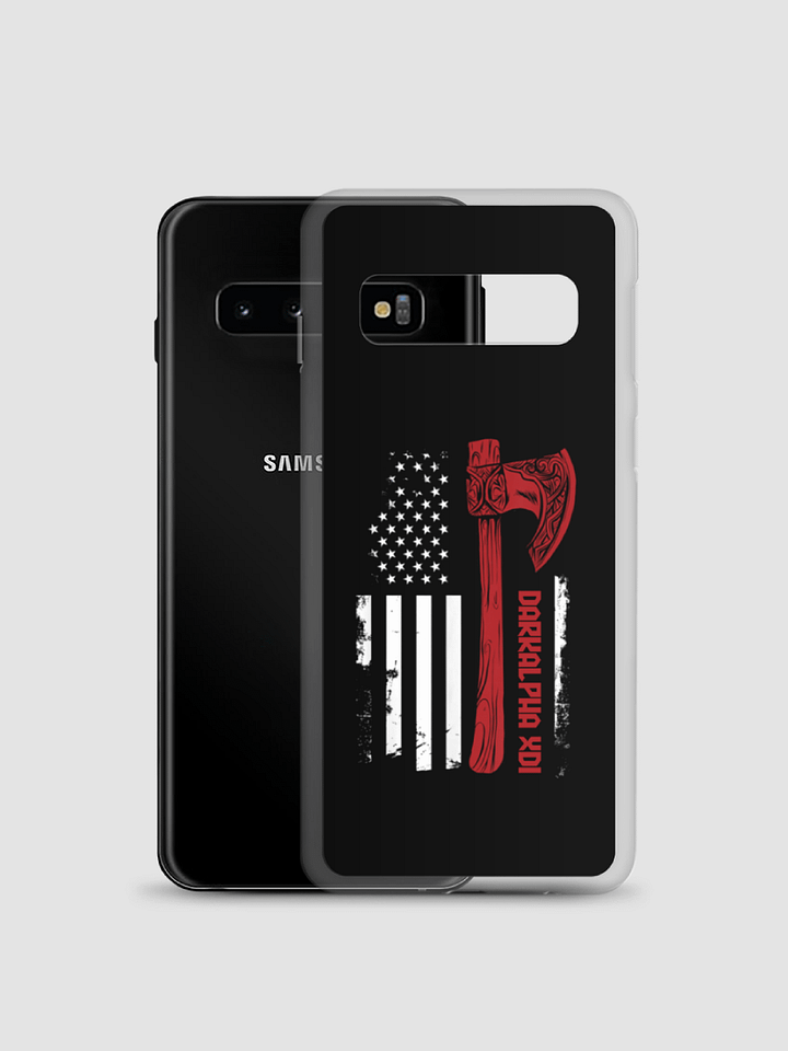 DarkAlpha American Axe Logo Clear Phone Case - Samsung Galaxy product image (2)