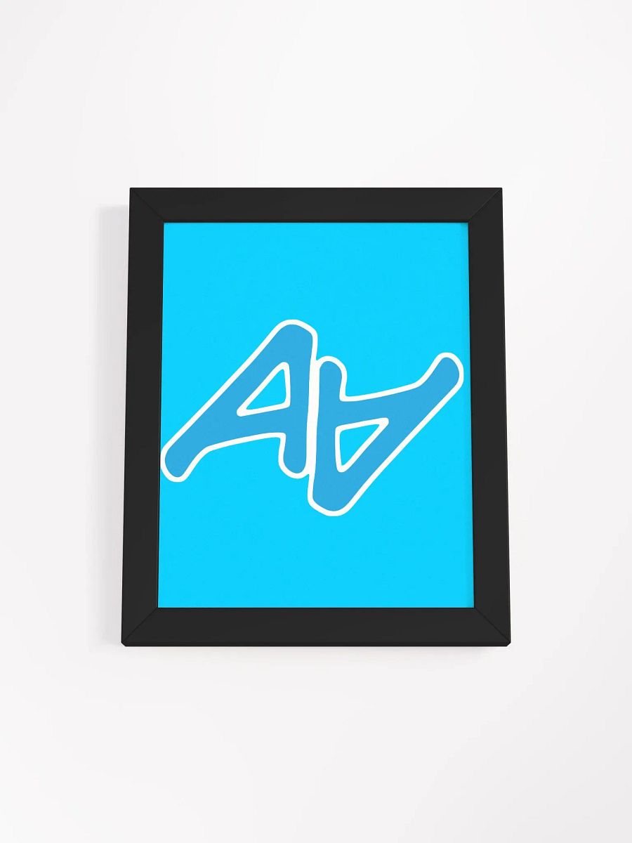 AV Blue Letter Art Print product image (17)