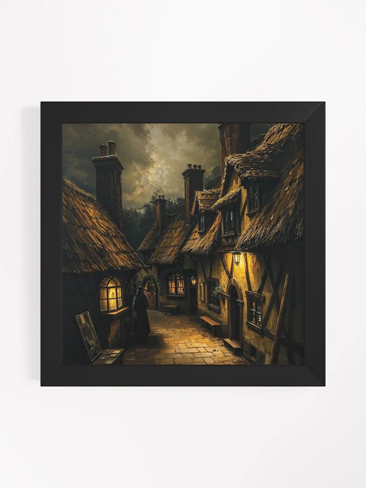 Midnight Village Serenity Framed Print product image (12)