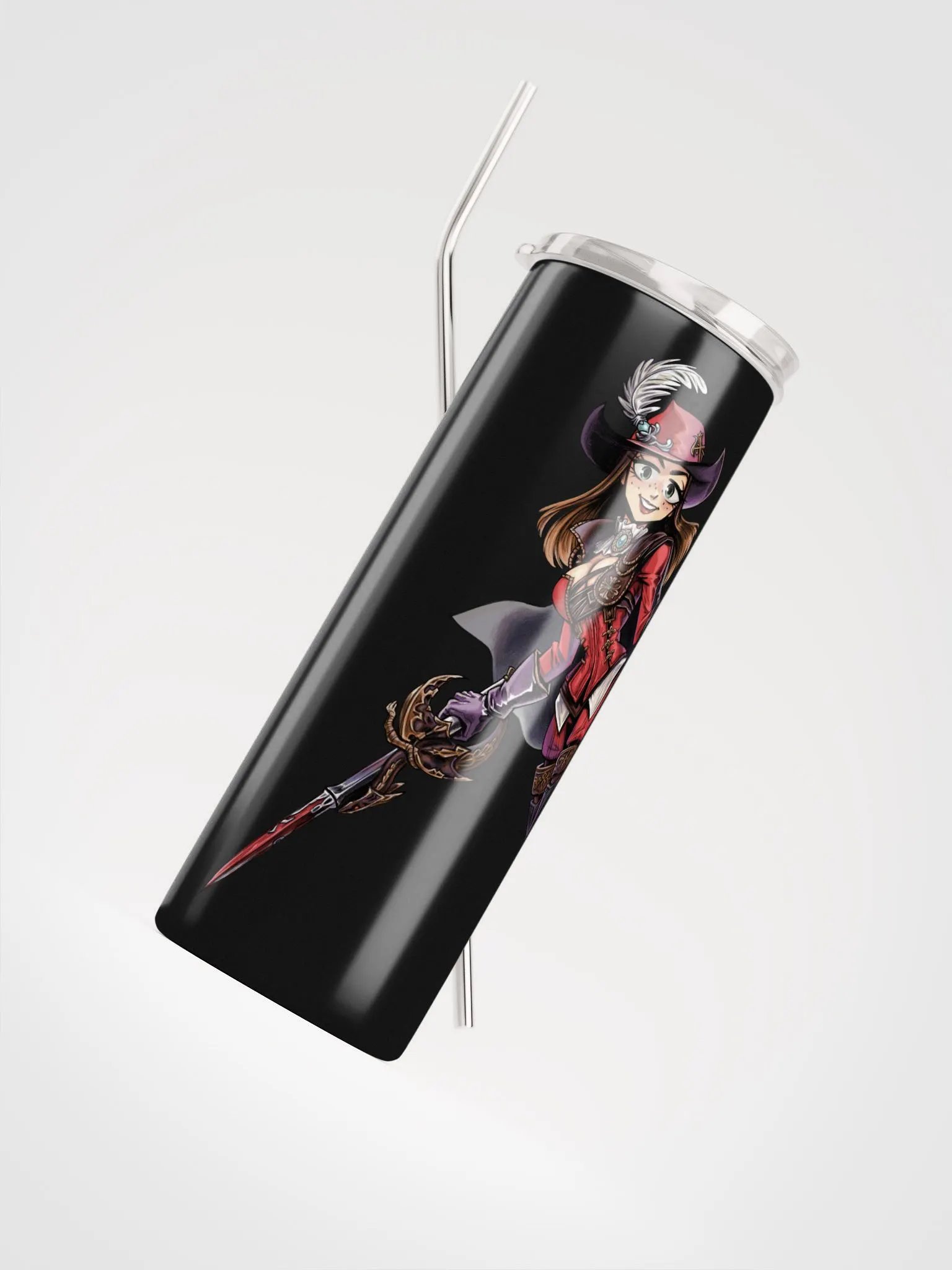 neon X Red Mage Tumbler product image (4)