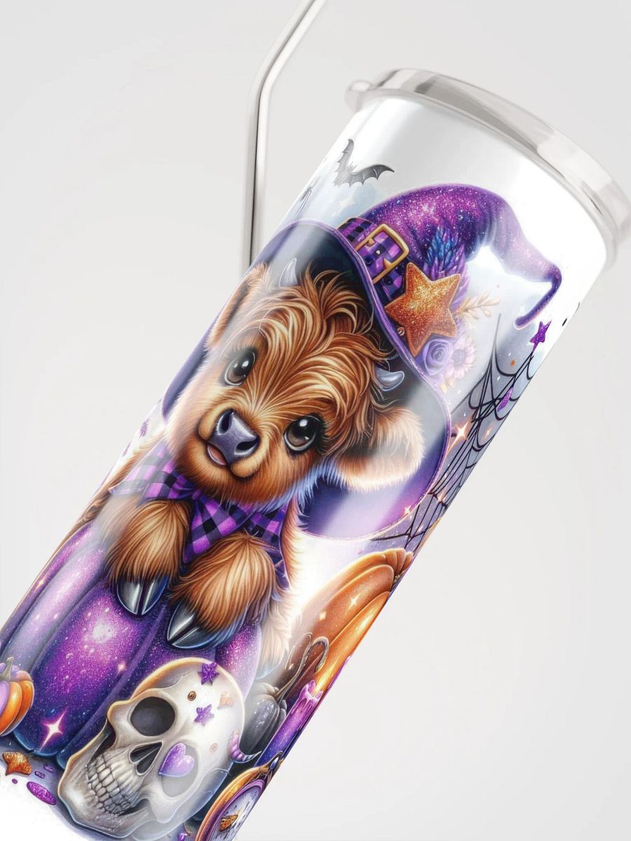 Witchy Cow Halloween Stainless Steel Tumbler product image (5)