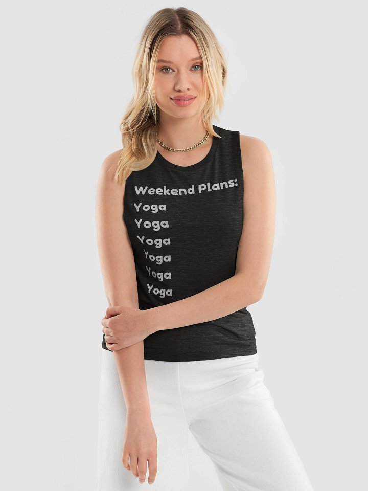 Women's Weekend Plans Muscle Tank Top product image (3)
