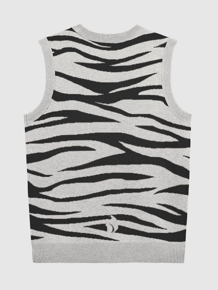 BlackKittenTech V-Neck Zebra Print Vest product image (9)