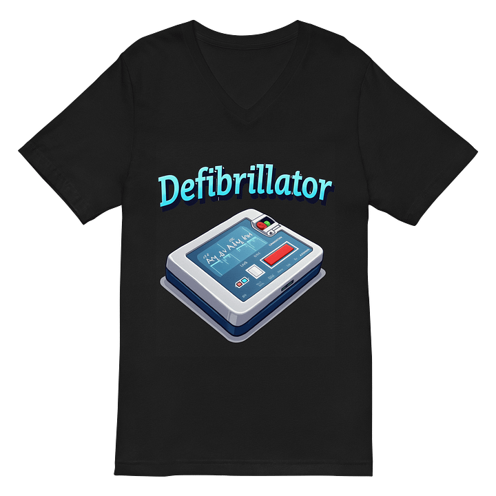Shockwave Defibrillator Graphic v-neck Tee product image (3)