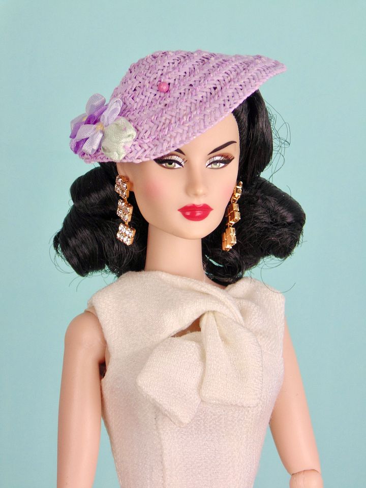 Lavender hat for 12” fashion dolls product image (1)