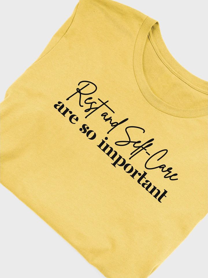 Rest and Self-Care Bella Canvas Light T-shirt product image (2)
