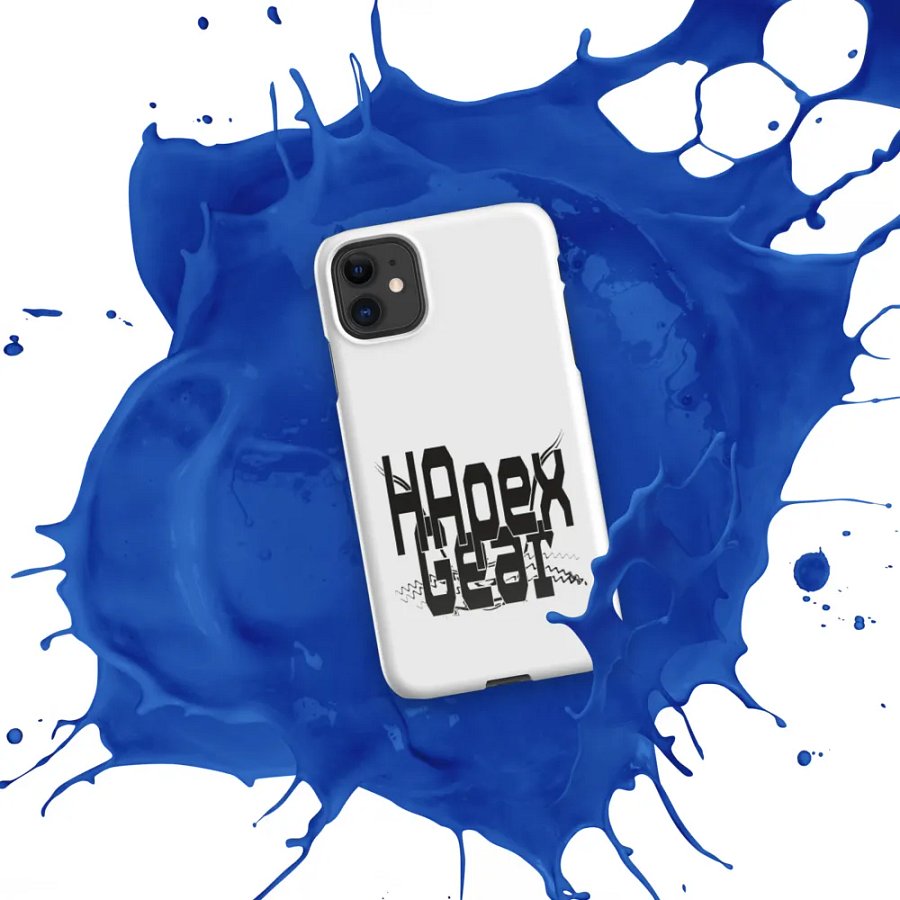 Black HApex Gear Black Logo - White- Snap Case for iPhone® product image (10)