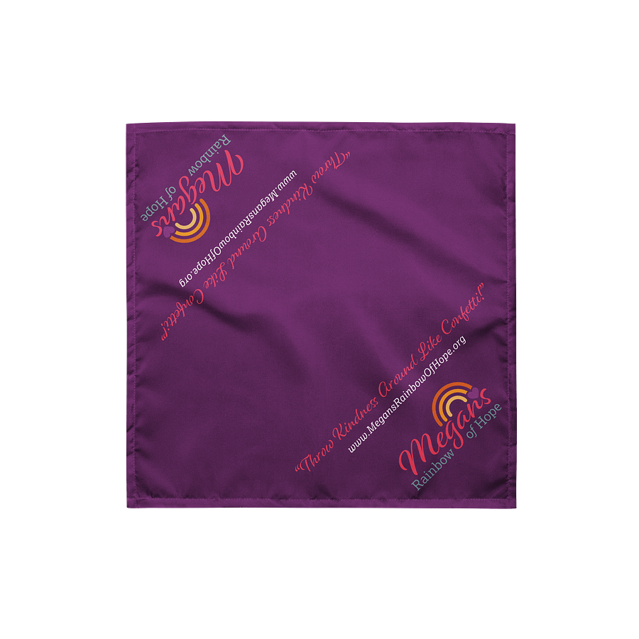 Purple Logo Bandanna product image (1)
