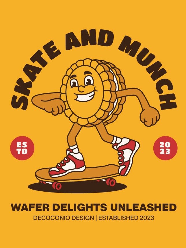 Biscuit Mascot Character Illustration Design product image (1)