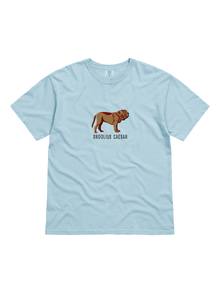 Droolius Caesar T-Shirt(Embroidered) of a Neapolitan Mastiff(Tan) product image (51)