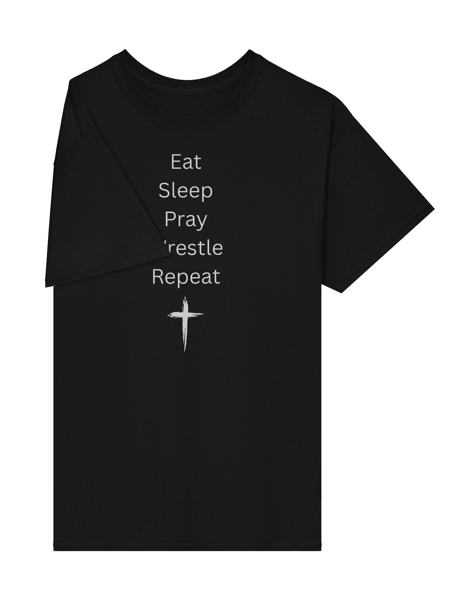 Eat Sleep Pray Wrestle Repeat T-Shirt product image (24)