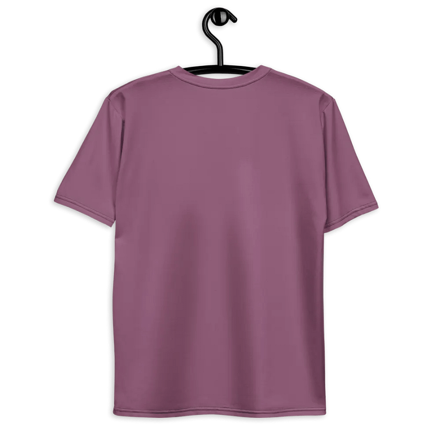Plain Dark Lilac Purple Soft Summer Men's Crewneck Polyester Heavyweight Premium T-Shirt by Treasure Pie product image (9)