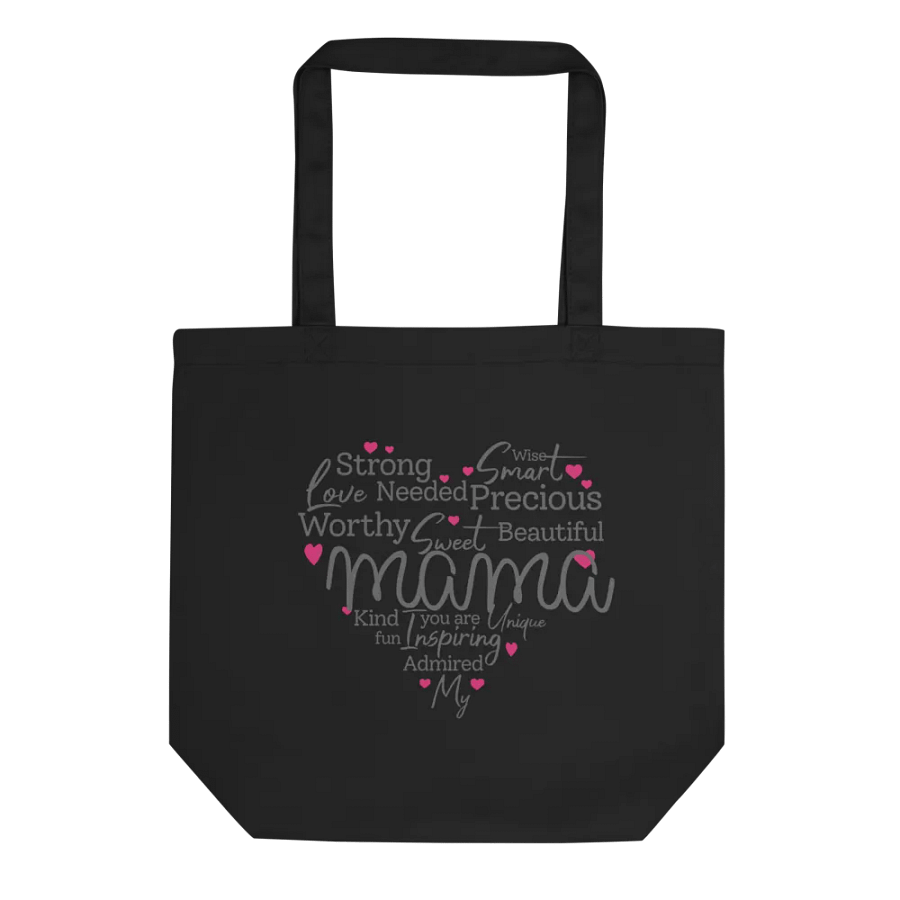 Momma's Heart Word Art Tote product image (1)