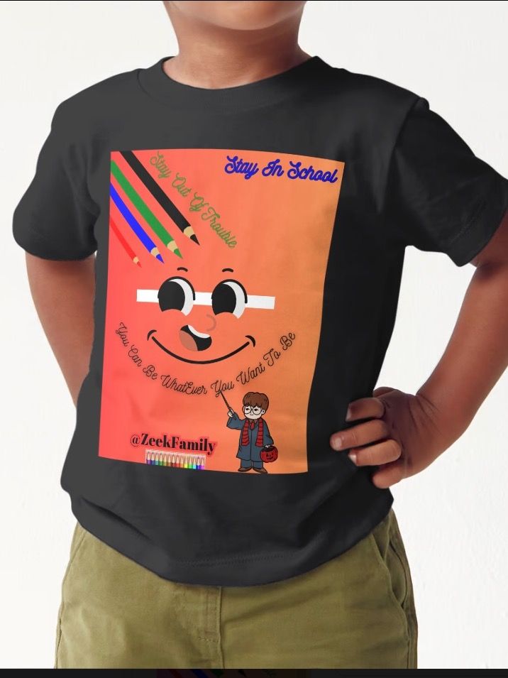 New stay in school edition t shirt kids product image (1)