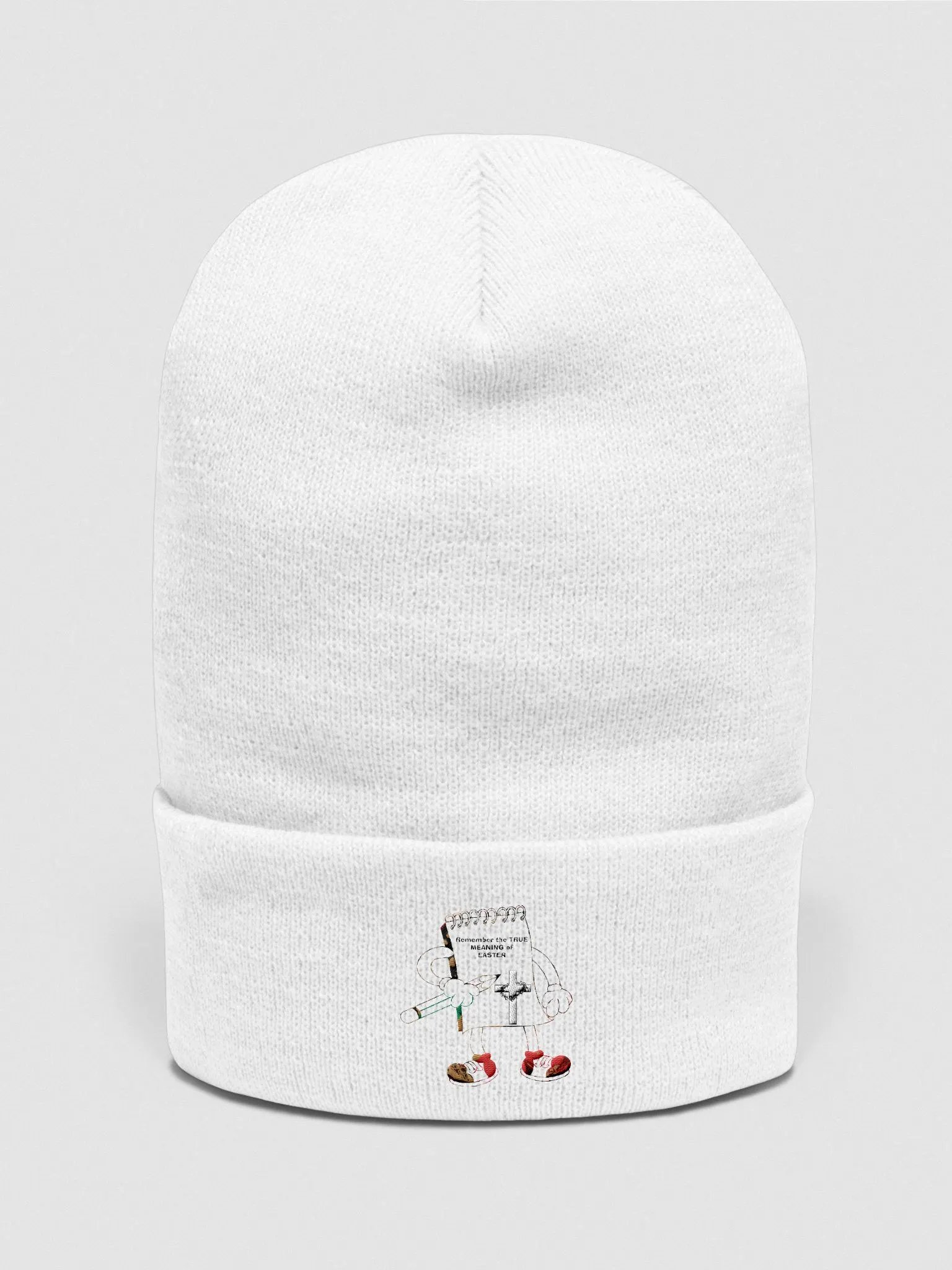 Cozy Embroidered Beanie for Cuffing Season product image (1)