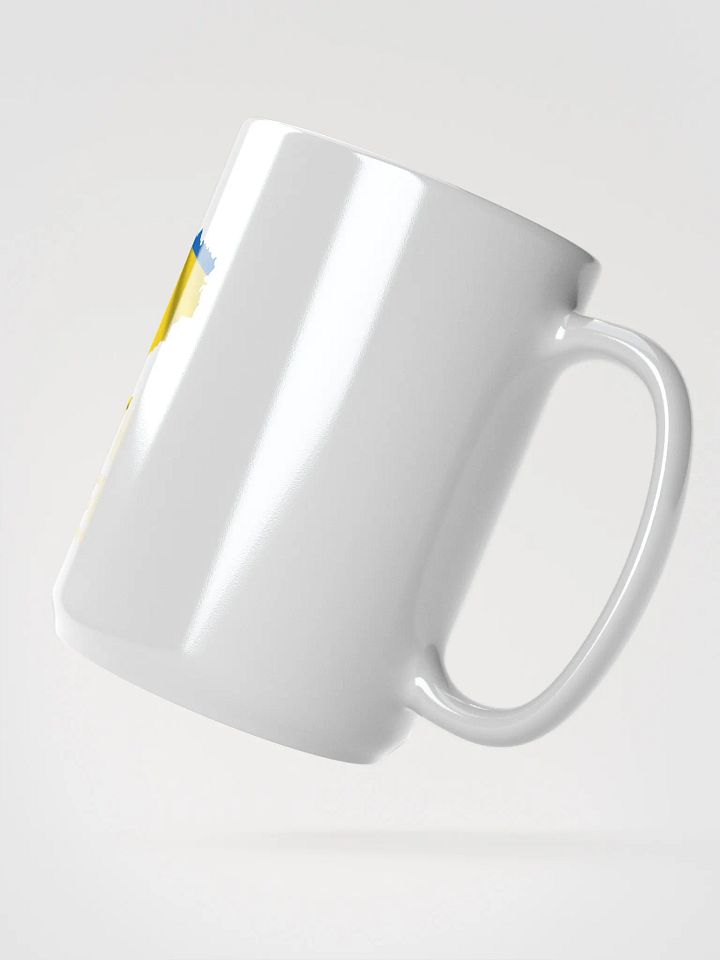 Stand with Ukraine White Glossy Coffee Mug product image (2)