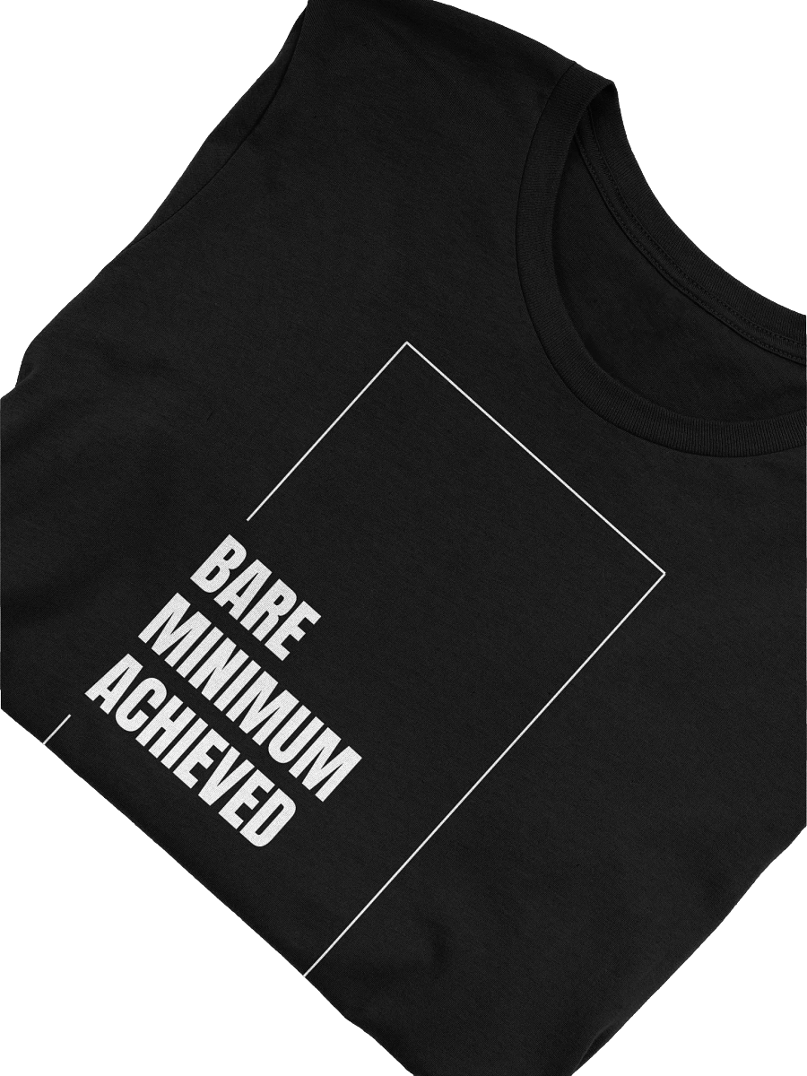 Bare Minimum Tee (Dark) product image (3)