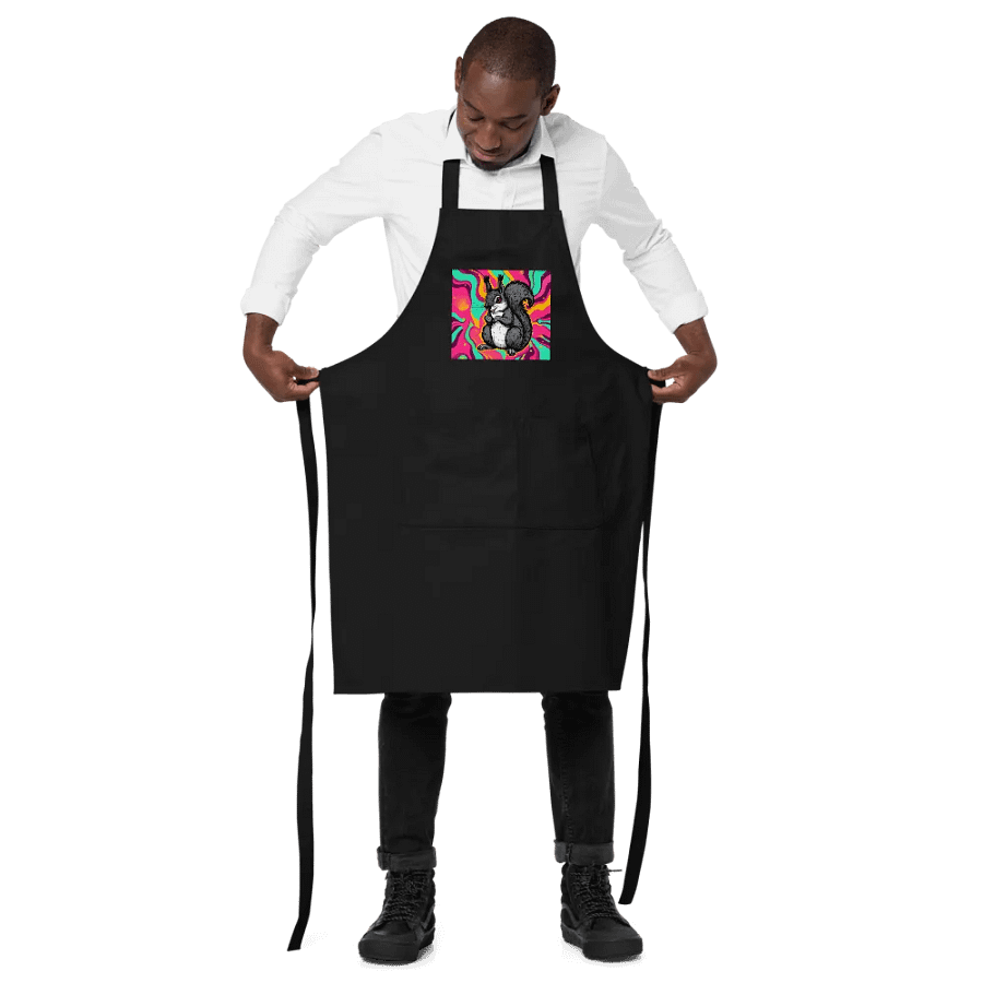 Psychedelic Squirrel Cotton Apron product image (2)
